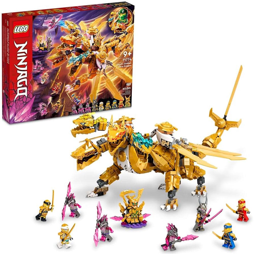 لگو Ninjago مدل Lloyd’s Golden Ultra Dragon 71774