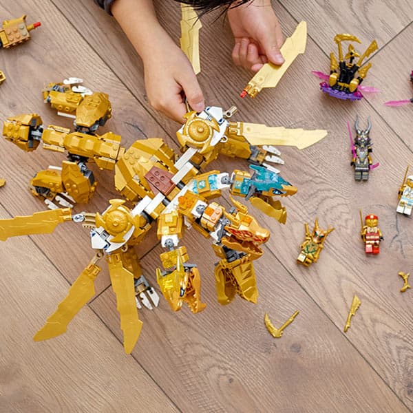 لگو Ninjago مدل Lloyd’s Golden Ultra Dragon 71774 — تصویر ۴