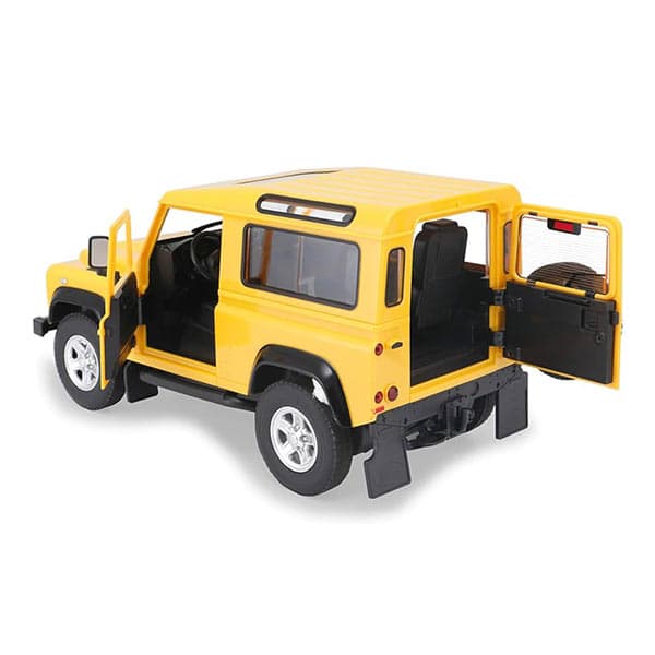 ماشین کنترلی راستار 1:14 مدل Land Rover Defender زرد — تصویر ۴