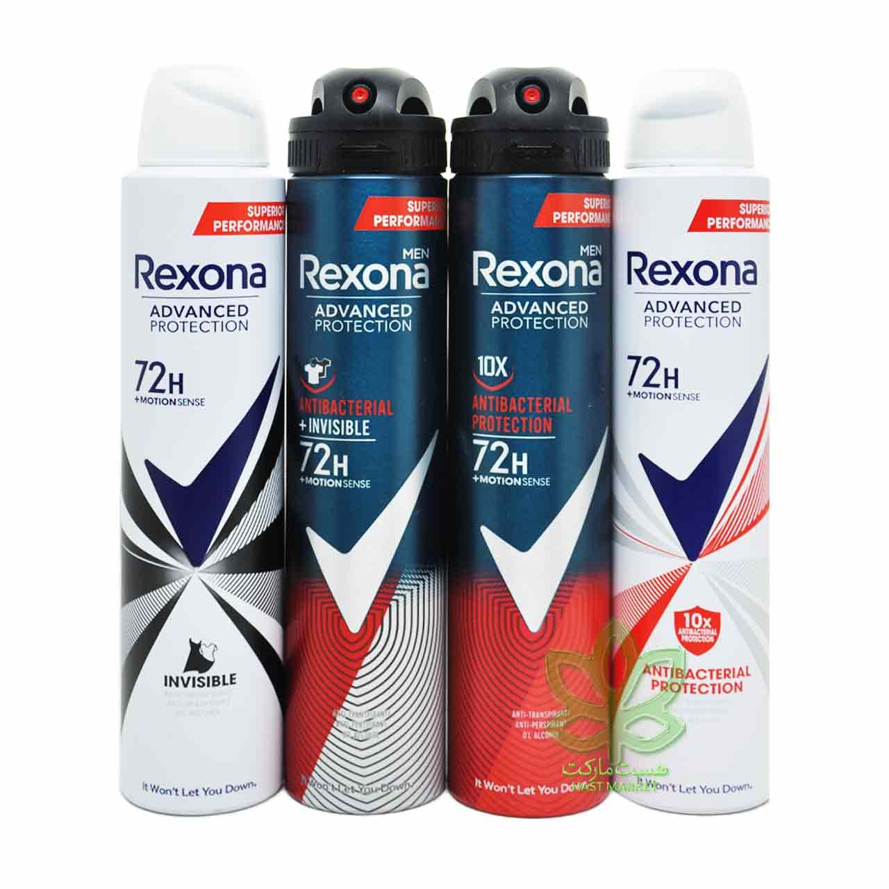 اسپری ضد تعریق اینویزیبل ( ضد لک لباس ) ادونس پروتکشن 200 میل رکسونا – rexona — تصویر ۳