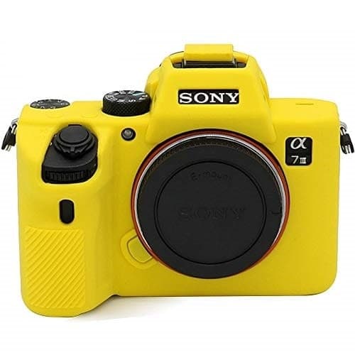 کاور سیلیکونی دوربین sony a7 III رنگ زرد