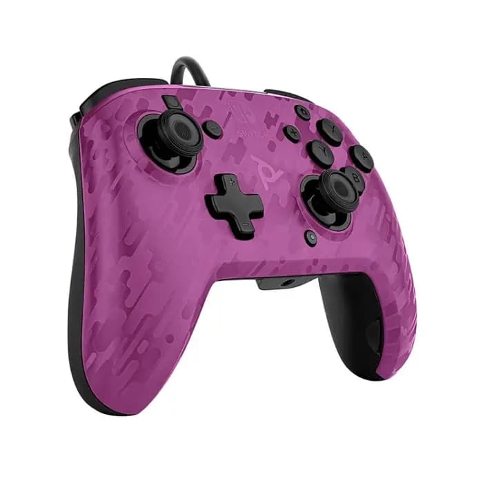 پرو کنترلر PDP Faceoff Deluxe Purple Camo برای Nintendo Switch (ارسال رایگان) — تصویر ۳
