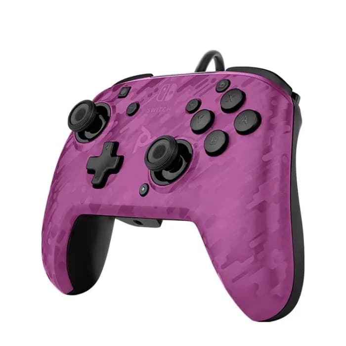 پرو کنترلر PDP Faceoff Deluxe Purple Camo برای Nintendo Switch (ارسال رایگان) — تصویر ۴