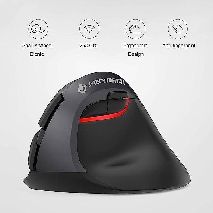 موس J-Tech مدل Wireless Ergonomic Vertical (نخل فلای) — تصویر ۲