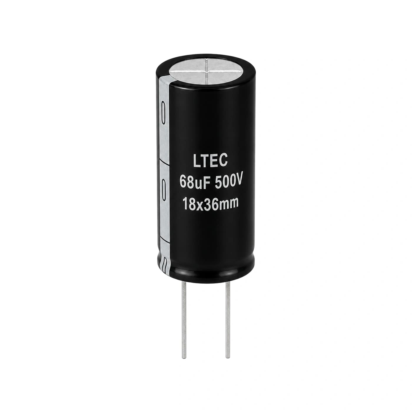 خازن الکترولیتی التک مدل LTEC 68uF 500V 18×36mm — تصویر ۲