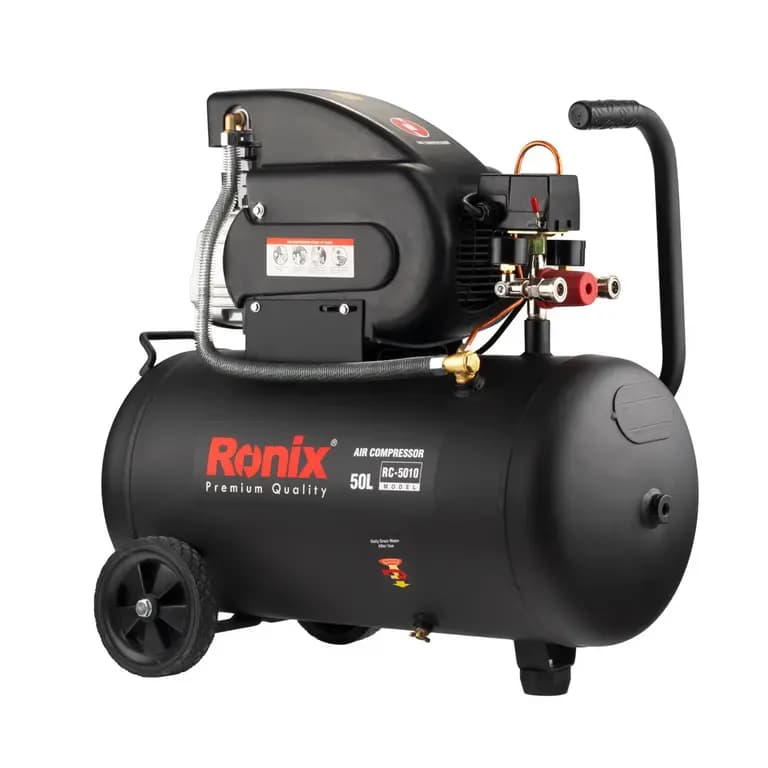 کمپرسور باد 50 لیتری 2 اسب بخار رونیکس مدل RONIX RC-5010 — تصویر ۲