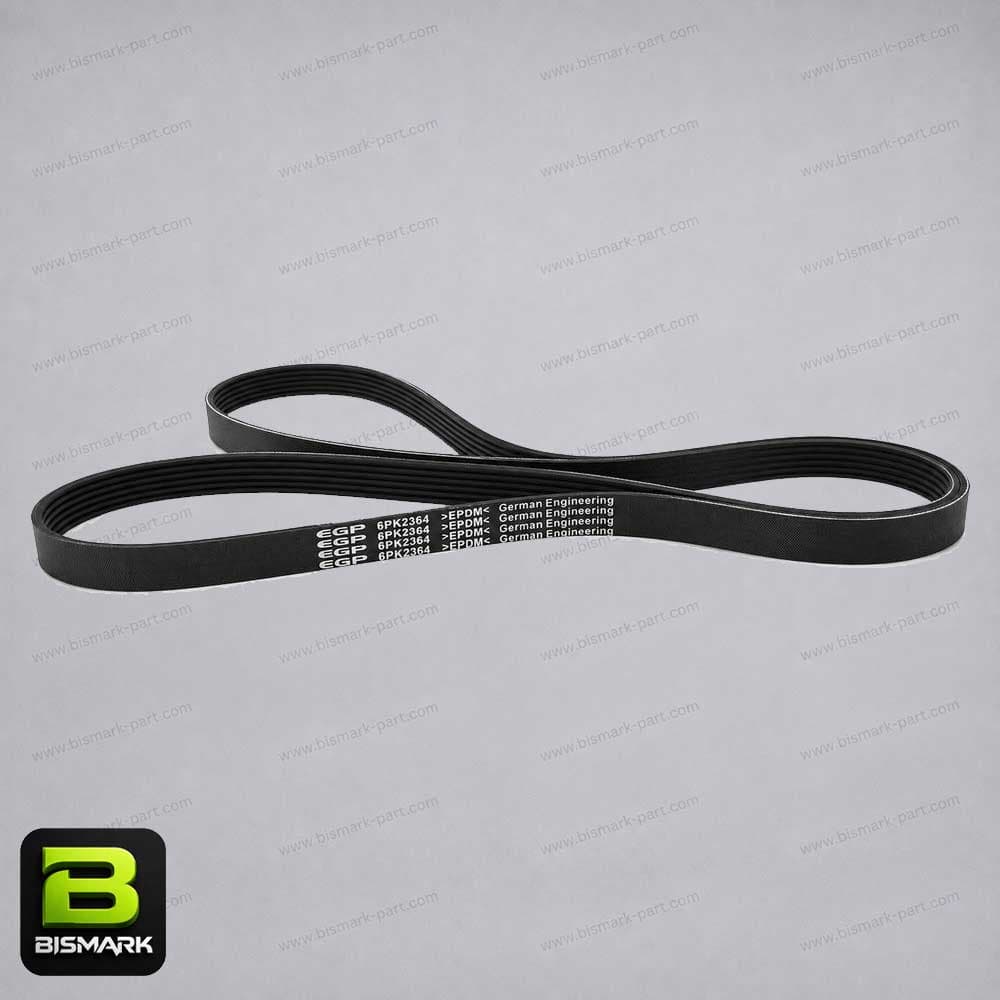 تسمه دینام 6PK2364 سمند ملی و دنا (EF7) EPDM برند EGP