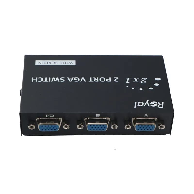 سوییچ دو پورت VGA رویال مدل VGA-15-2 – حراج استثنایی به قیمت خرید — تصویر ۲
