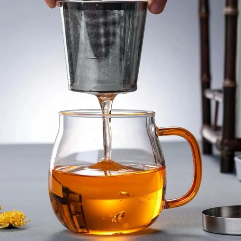 لیوان دمنوش درب استیل ۲۹۱۸۷ یک عددی — تصویر ۳