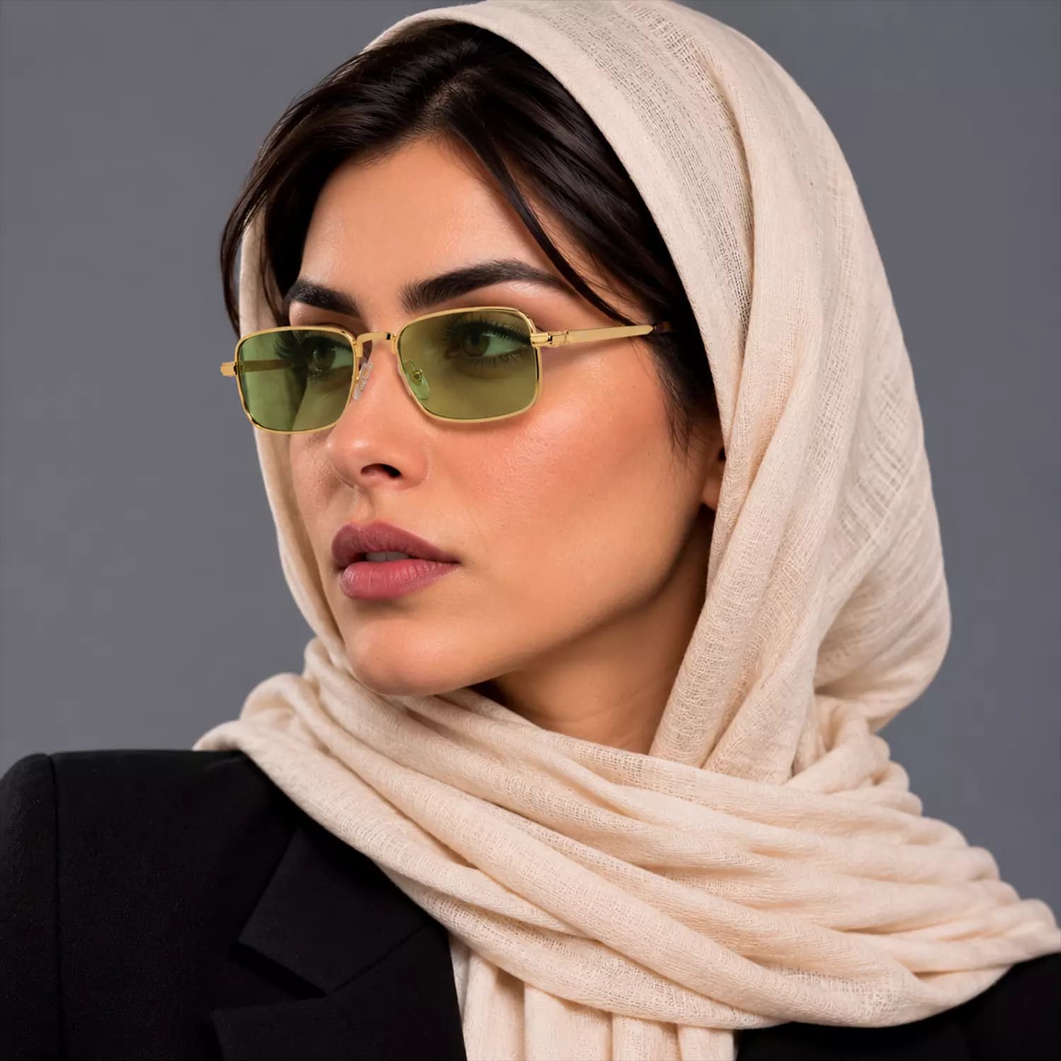 عینک آفتابی ری بن فلزی فریم مستطیل اورجینال کد RB3927 — تصویر ۳