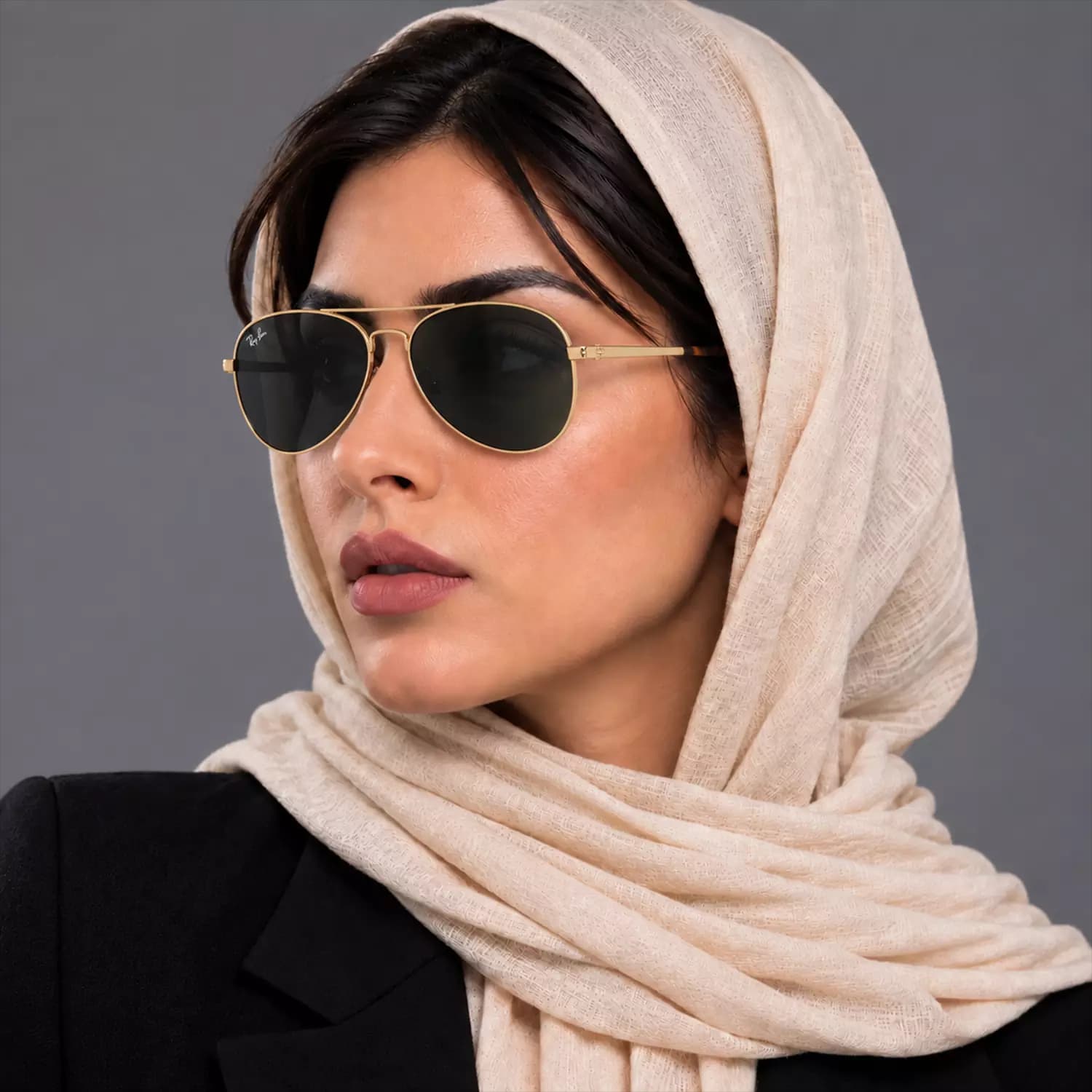 عینک آفتابی ری بن فلزی فریم خلبانی اورجینال کد RB3925-62 — تصویر ۳