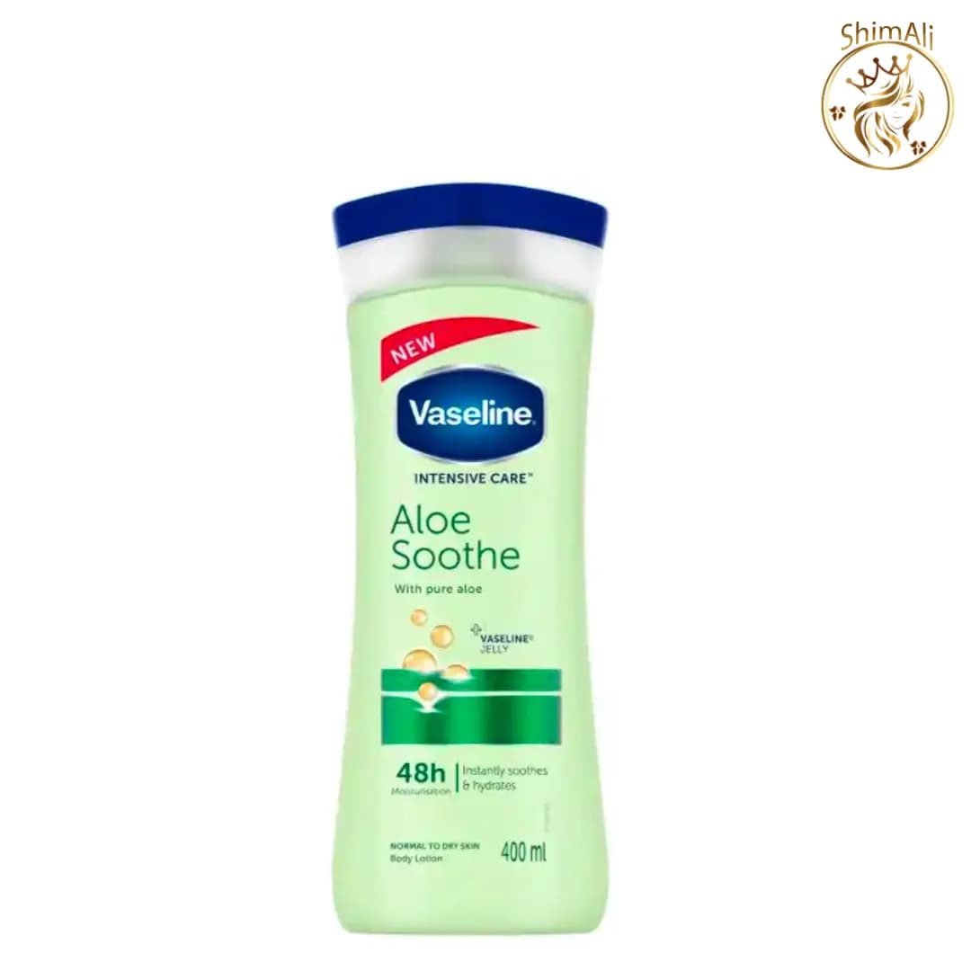 لوسیون بدن وازلین VASELINE آلوئه ورا Aloe Soothe