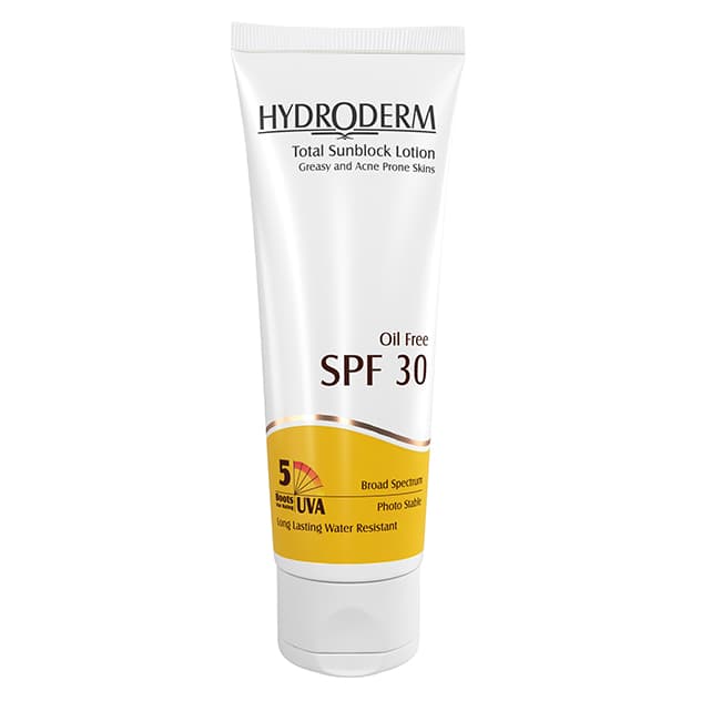 لوسیون ضد آفتاب فاقد چربی SPF 30 هیدرودرم