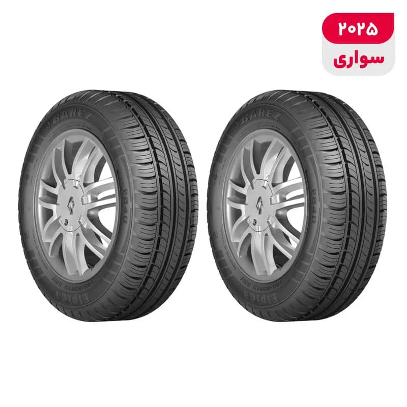 لاستیک خودرو رادیال بارز مدل P640 Elpida با کاربری سواری و سایز رینگ 15 اینچ، فاق 65 درصد پهنا و پهنای 185 میلی‌متر، شاخص تحمل وزن 88 و شاخص سرعت H (حداکثر سرعت 210 کیلومتر بر ساعت)، ساخت ایران، دارای