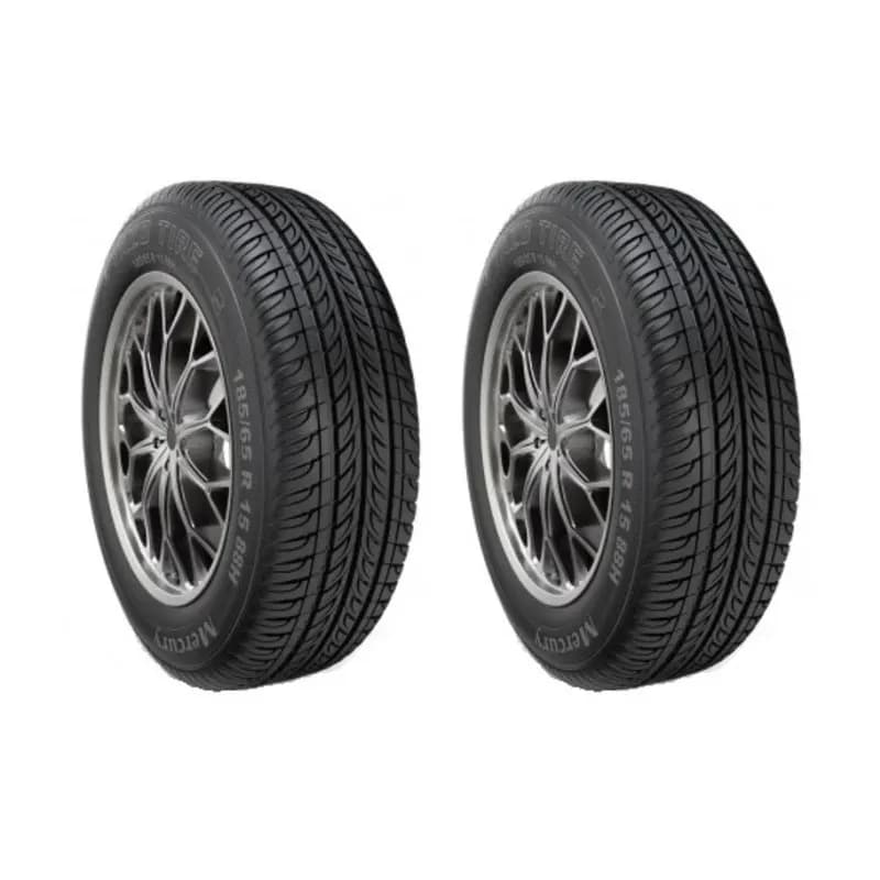 لاستیک خودرو رادیال یزد تایر مدل MERCURY با کاربری سواری و سایز رینگ 15 اینچ، فاق 65 درصد پهنا و پهنای 185 میلی‌متر، شاخص تحمل وزن 88 و شاخص سرعت H (حداکثر سرعت 210 کیلومتر بر ساعت)، ساخت ایران، دارای — تصویر ۴