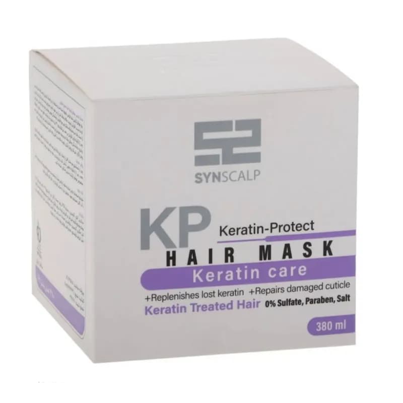 ماسک مو ساین اسکالپ مدل KP-Care مناسب موهای کراتین شده سازگار با انواع مو حجم 380 میلی لیتر مجموعه 2 عددی — تصویر ۳