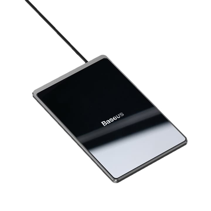 شارژر بی سیم بیسوس Card Ultra-thin مدل WX01B-01 توان 15 وات — تصویر ۲