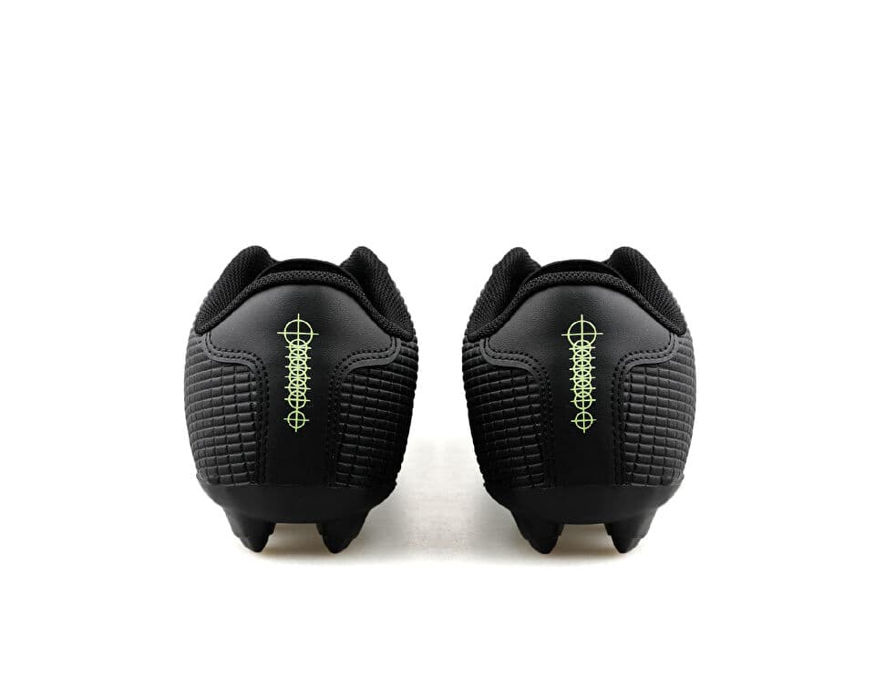 Jump 28223 B Black Neon Green Football Boots — تصویر ۴