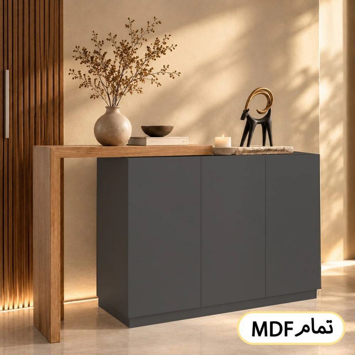 کنسول چوبی جدید کد 124 — تصویر ۲