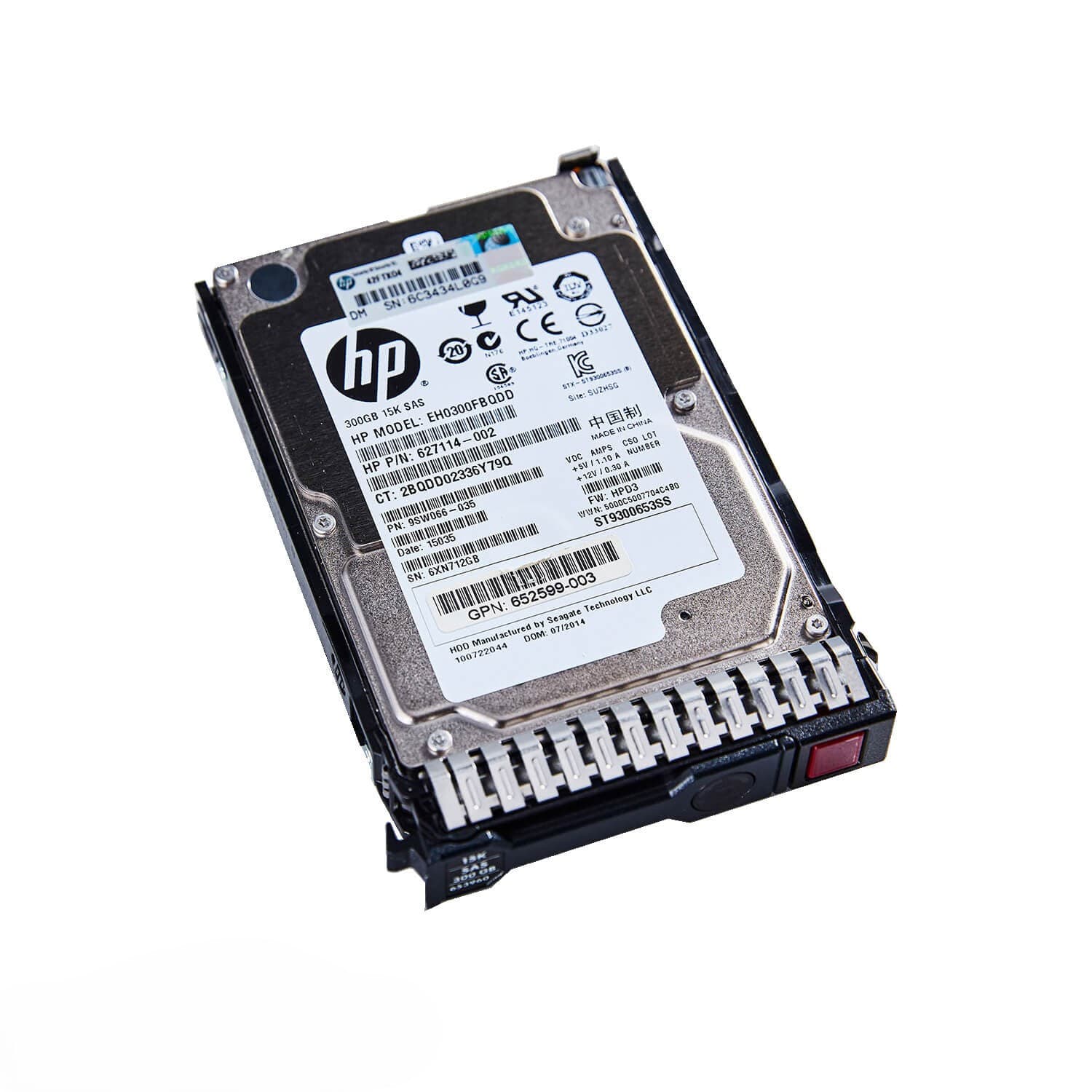 هارد سرور اچ پی HP 300GB 15K 6G SAS