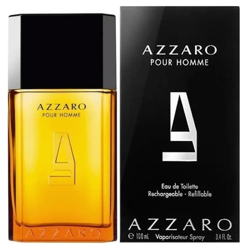 ادو تویلت مردانه آزارو مدل آزارو پورهوم Azzaro Pour Homme حجم ۱۰۰ میلی لیتر | Azzaro Pour Homme Eau De Toilette For Men 100 ml