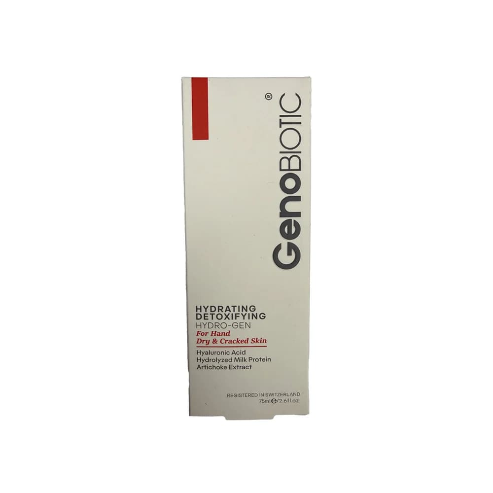 کرم رطوبت رسان دتوکسیفای کننده دست 75ml ژنوبایوتیک Geno Biotic