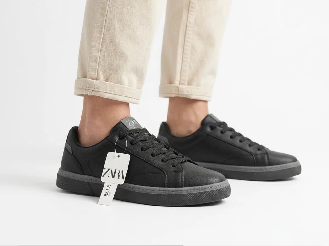 ونس مشکی طوسی دخترانه زارا | Zara 771