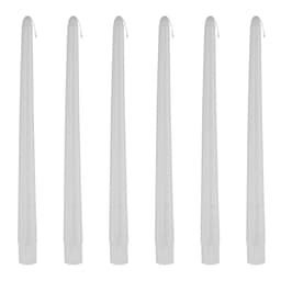 شمع هفت پیکر مدل اکلیلی کد 7PA-6 بسته شش عددی سفید کد m24123
