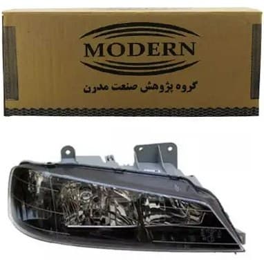 ارسال فوری + گارانتی اصالت کالا + چراغ جلو استیل و دودی پژو پارس راست مدرن