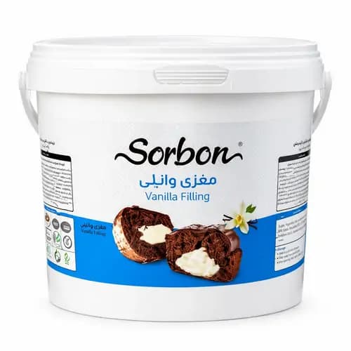 کرمفیل وانیلی سوربن سطل 6 کیلویی (Sorbon)
