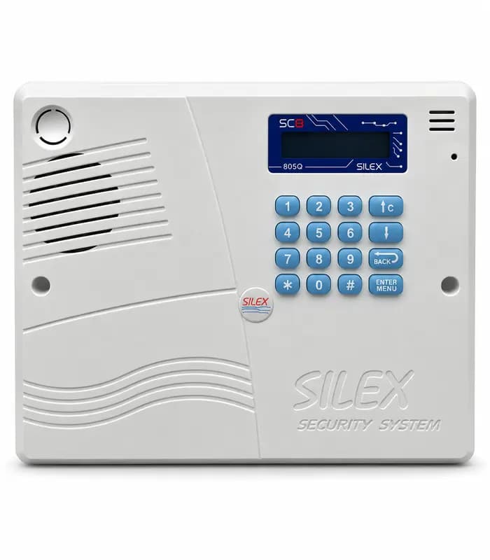 دستگاه (پنل مرکزی) سیمکارتی و تلفن شهری دزدگیر اماکن سایلکس SILEX مدل SG8-805Q — تصویر ۳