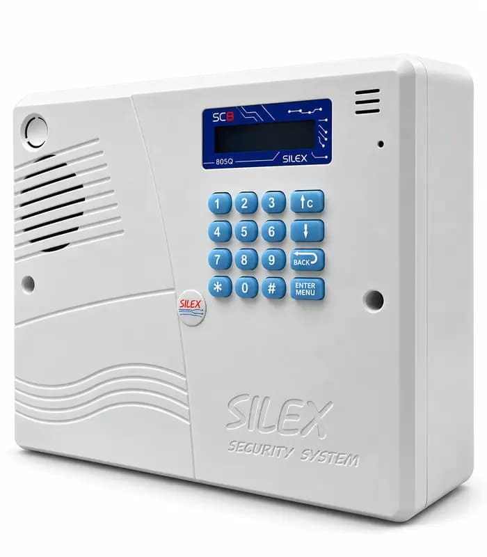دستگاه (پنل مرکزی) سیمکارتی و تلفن شهری دزدگیر اماکن سایلکس SILEX مدل SG8-805Q