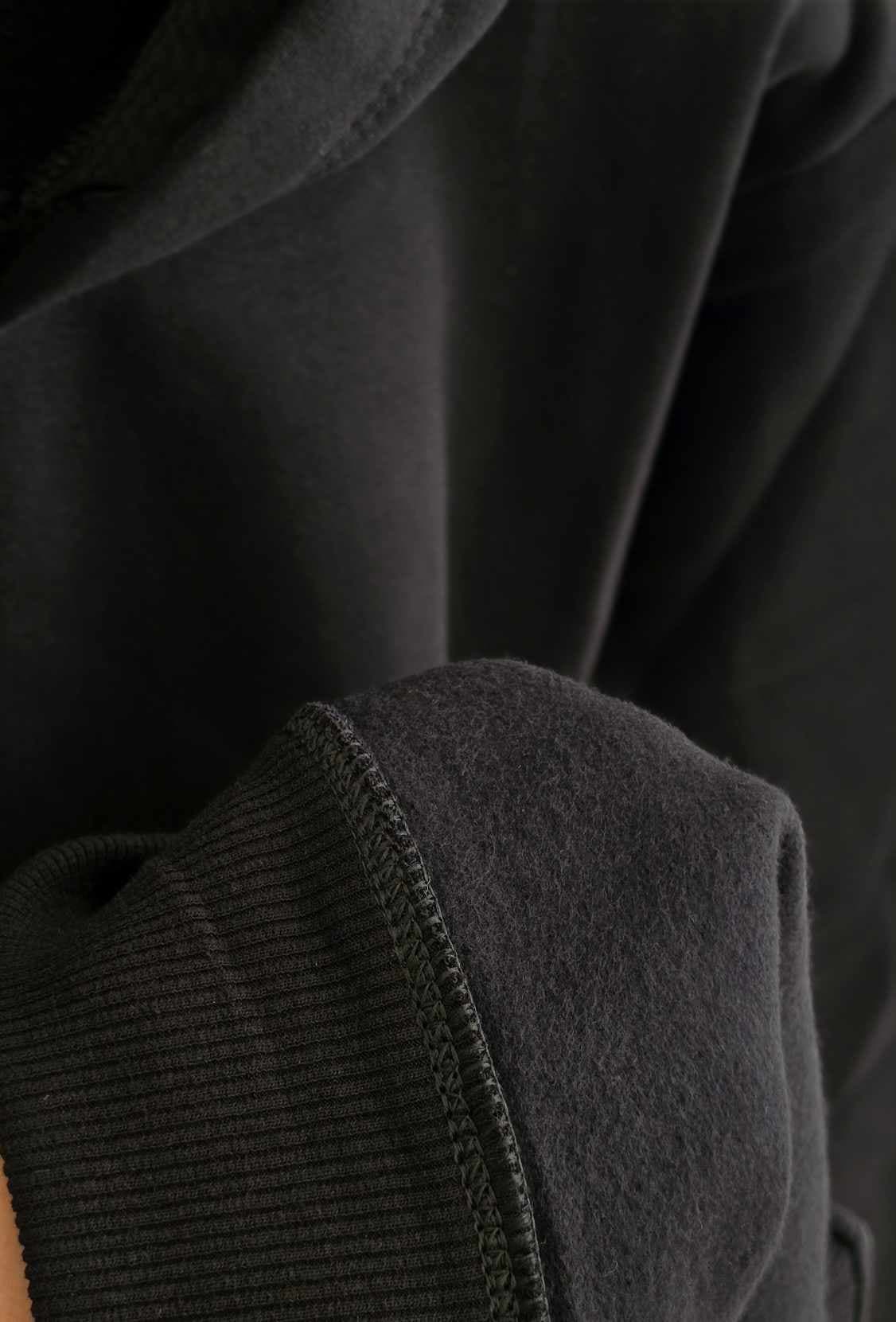 هودی بیسیک مشکی کد 3384 — تصویر ۲