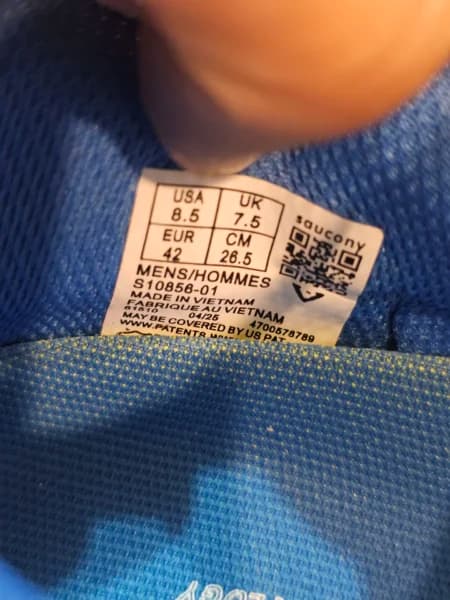 کتونی رانینگ و تریل ساکونی اندورفین ریفت مسترکوالیتی سایز ۴۰ الی ۴۵ ساخت ویتنام Saucony Endorphin Rift — تصویر ۲