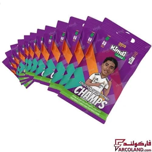 کیمدی کارت فوتبال چمپس مدل Champs 2025 بسته 90 عددی — تصویر ۵