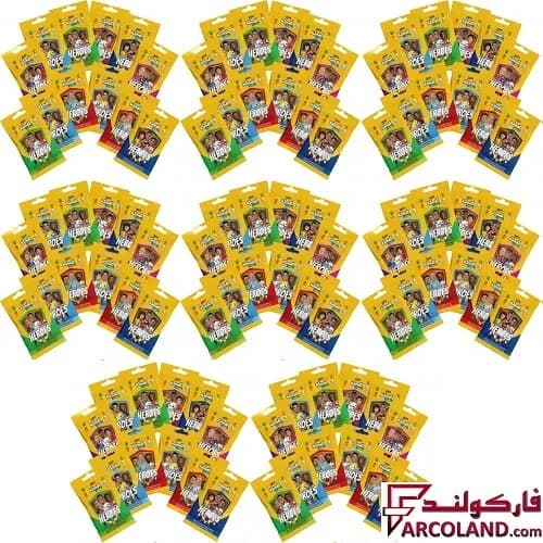 کیمدی کارت فوتبال هیرو مدل Heroes 2025 بسته 96 عددی
