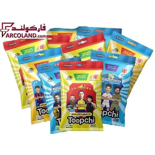 توپچی کارت فوتبال هیرو 2025 بسته 10 عددی