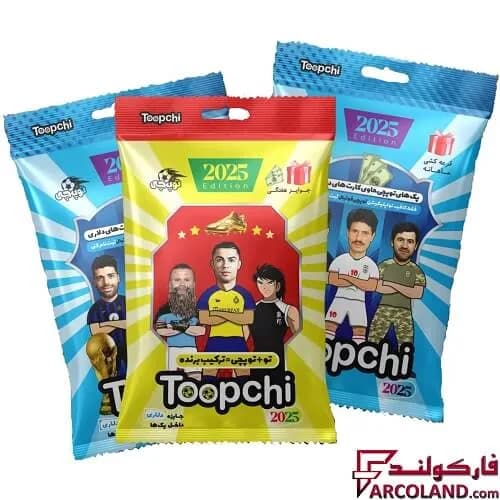 توپچی کارت فوتبال هیرو 2025 بسته 3 عددی