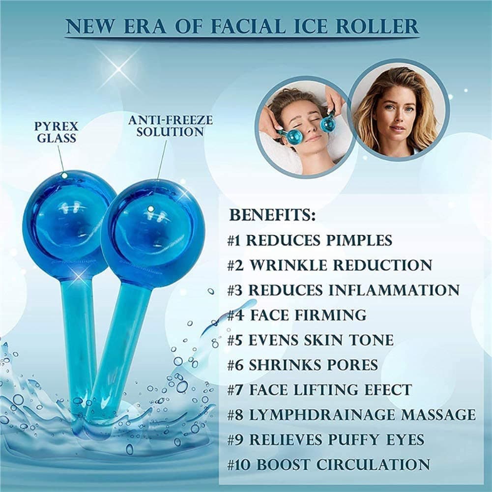 ماساژور دستی گوی یخی مدل Ice Roller بسته ۲ عددی — تصویر ۳