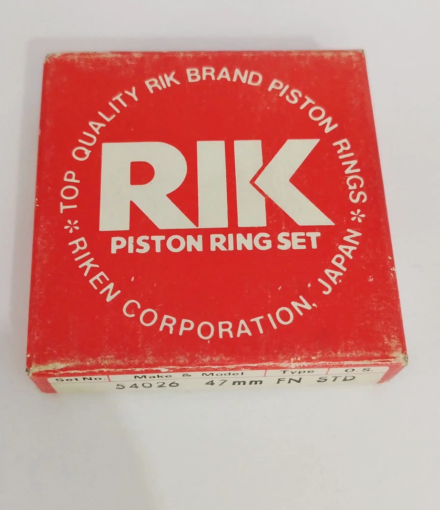 رینگ تک پیستون موتور سیکلت یاماها 80 سایز صفر RIK ژاپن