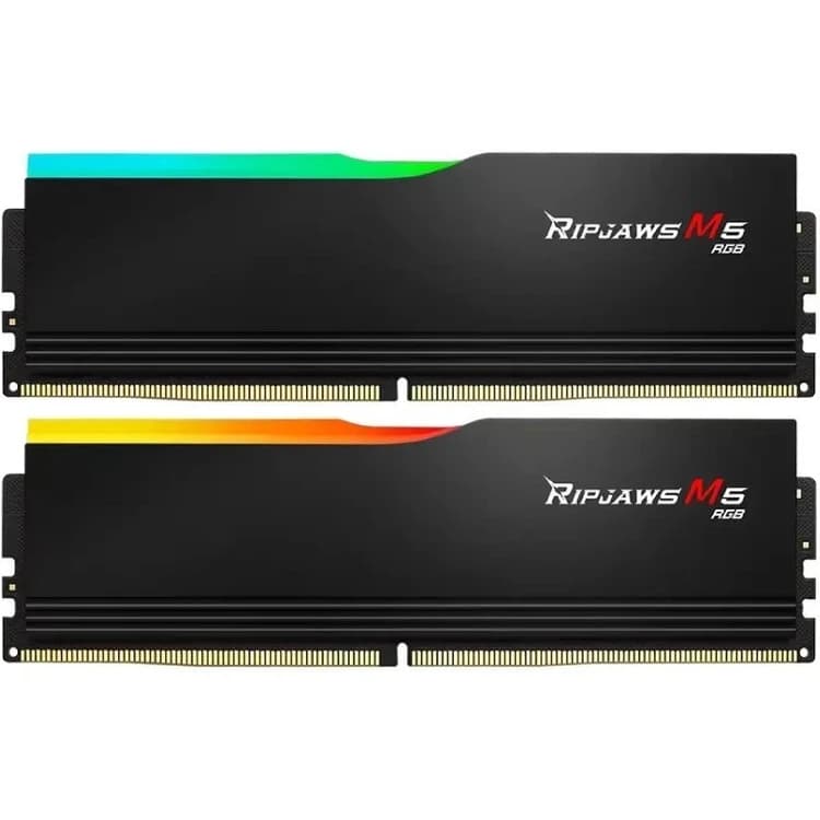 رم جی اسکیل مدل G.SKILL RIPJAWS M5 RGB 64GB (DUAL) 6000MHz CL36 BLACK