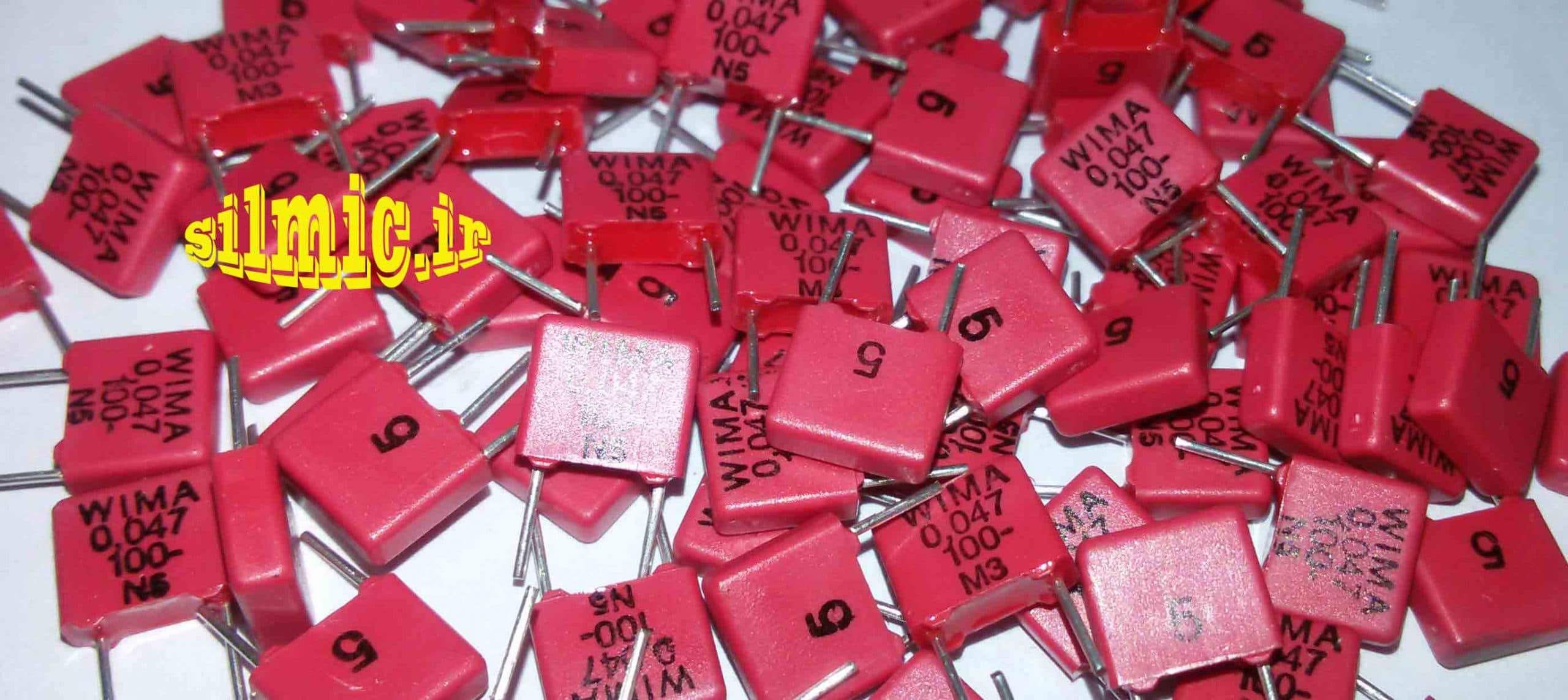 خازن پلی کربنات 47 نانو فاراد 100 ولت WIMA آلمان سری MKC2