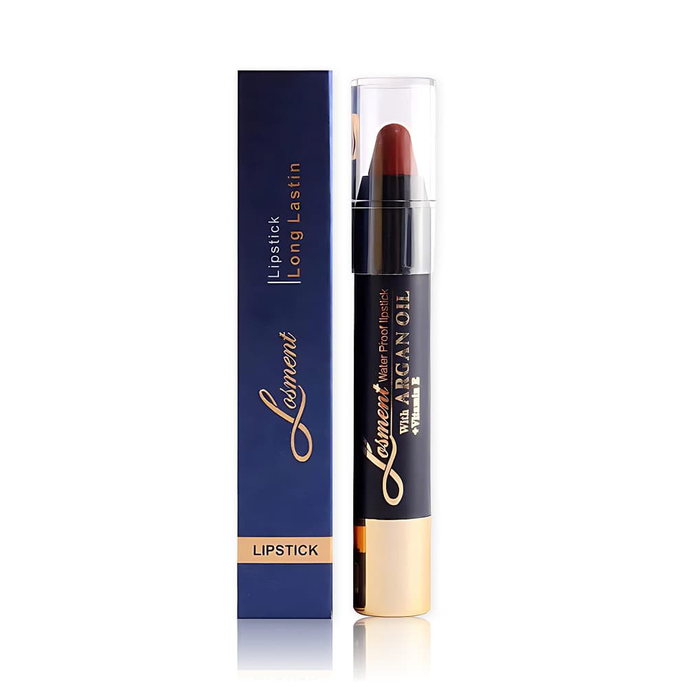 رژ لب مدادی بادوام لوسمنت با ویتامین E و روغن آرگان – Losment Long Lasting Lipstick