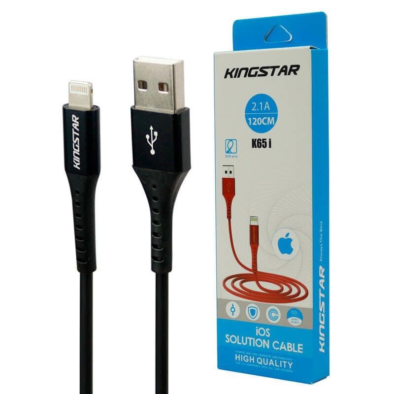 کابل شارژ آیفون بی کینگ استار مدل K65i — تصویر ۵