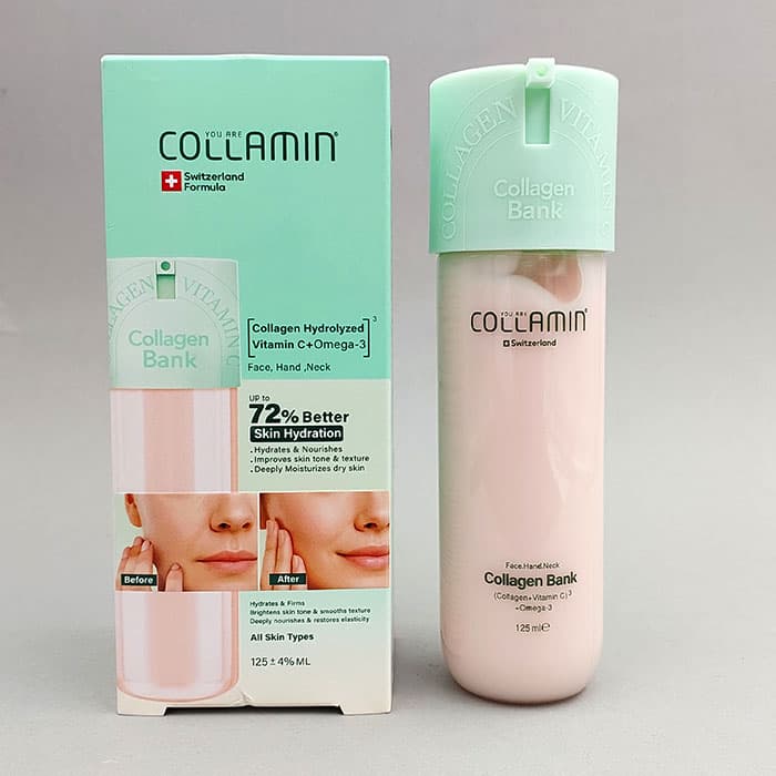 کرم مرطوب کننده حاوی کلاژن هیدرولیز شده کلامین Collamin حجم 125 میل 93932
