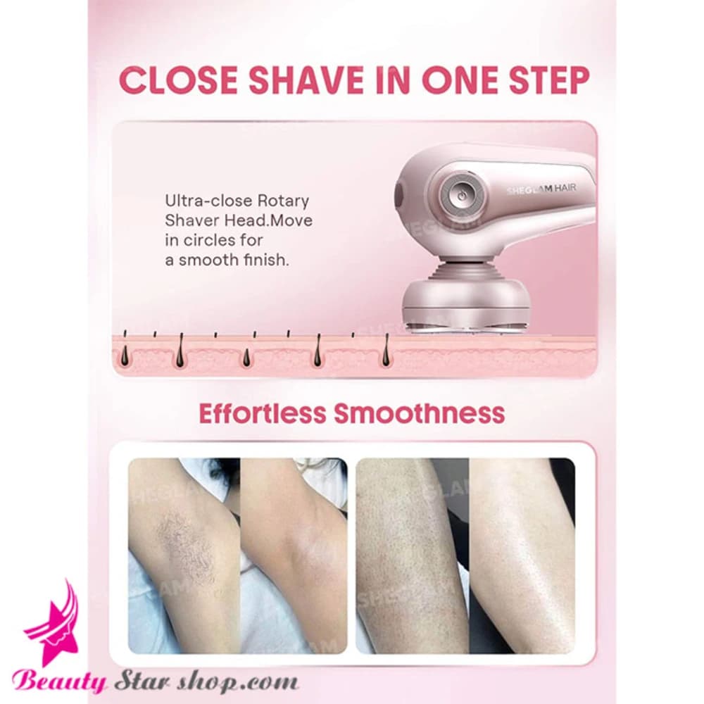 ماشین اصلاح موی بدن بانوان شیگلم هیر مدل 5D Flash Shaver — تصویر ۴