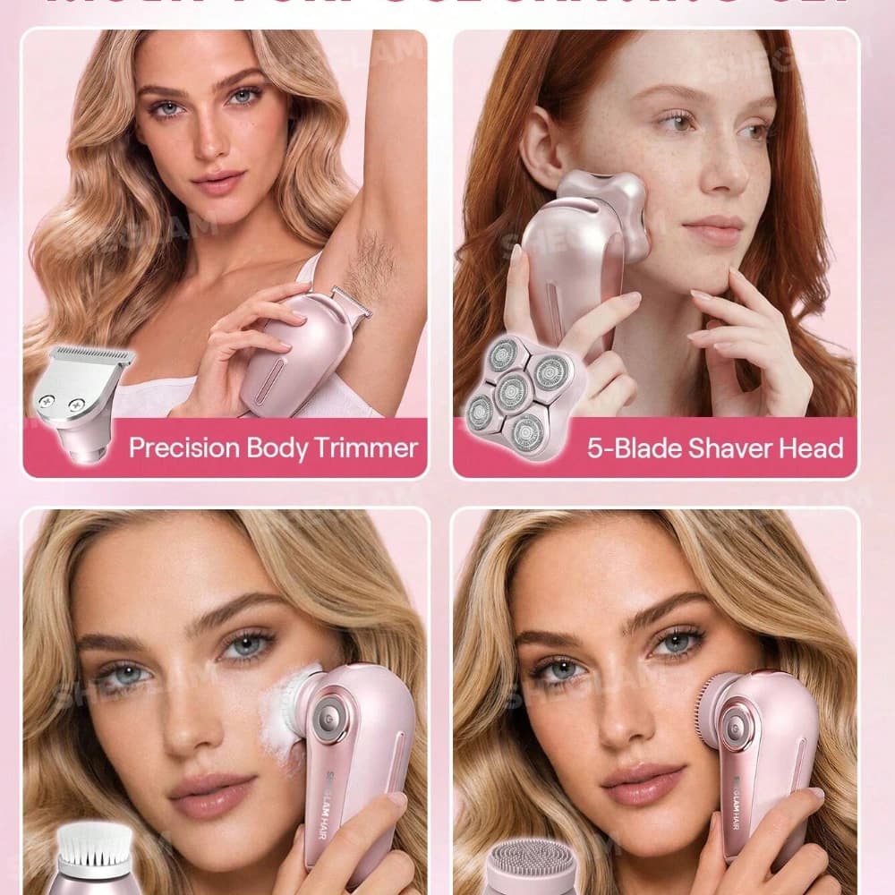 ماشین اصلاح موی بدن بانوان شیگلم هیر مدل 5D Flash Shaver — تصویر ۶