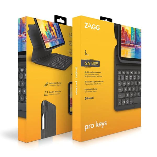 قاب و کیبورد تبلت مدل Zagg Pro Keys for ipad pro 11 inch