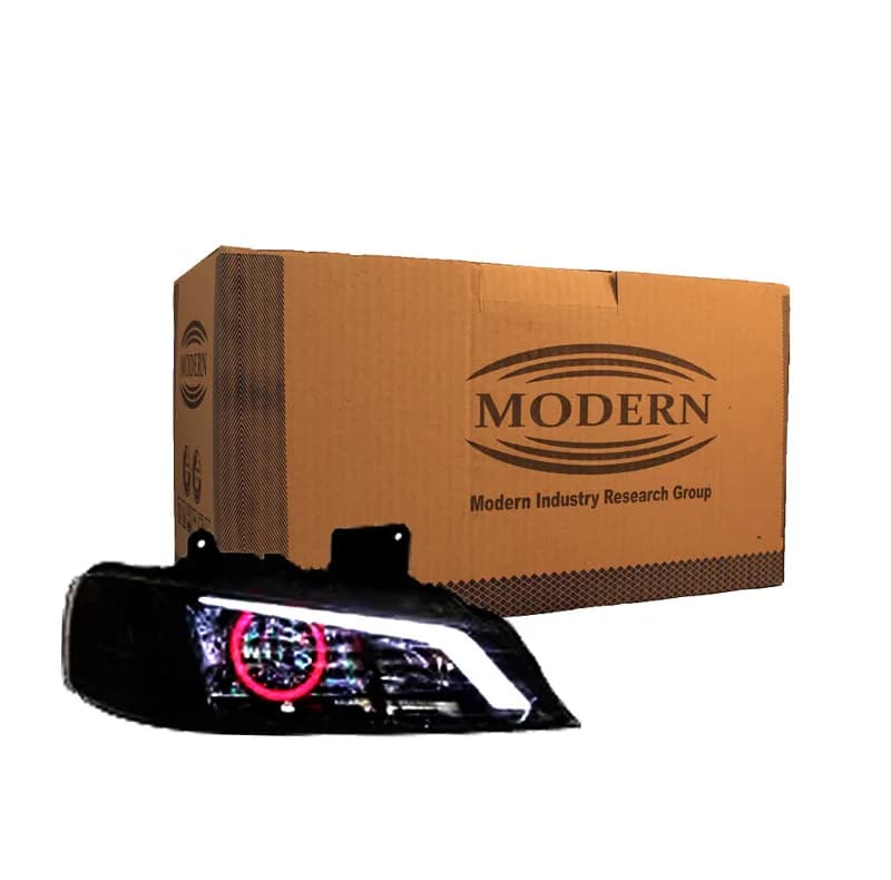 چراغ جلو خودرو گروه پژوهش صنعت مدرن مدل Angry-WR مناسب برای پژو پارس بسته دو عددی — تصویر ۲