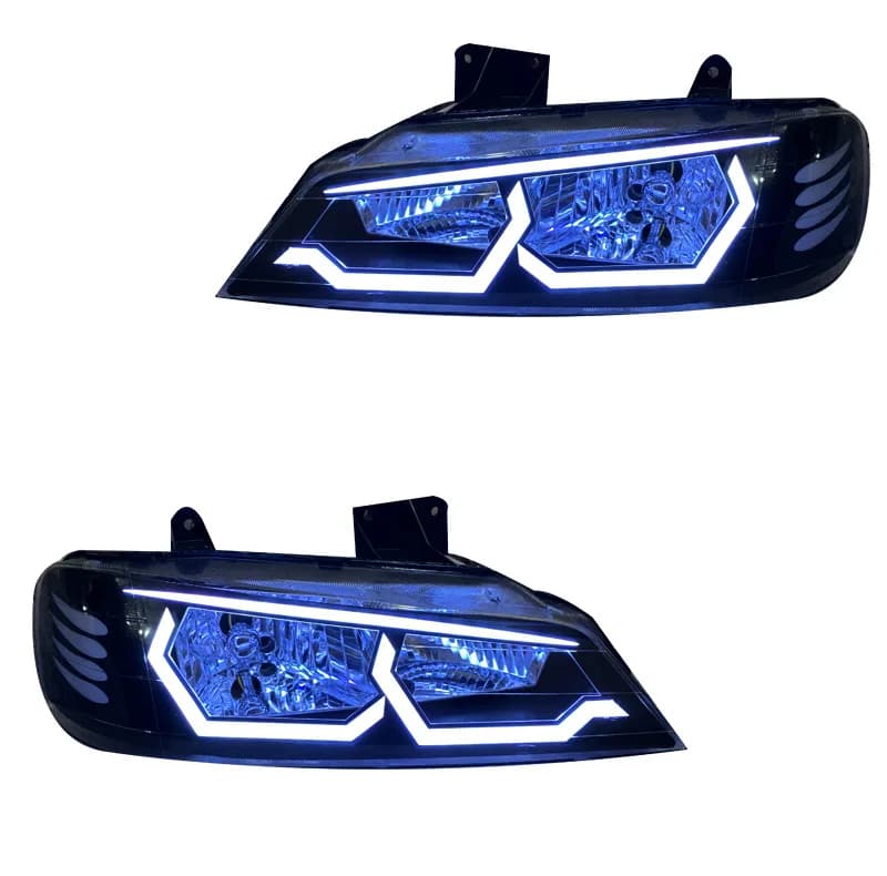 چراغ جلو خودرو گروه پژوهش صنعت مدرن مدل BMW-W مناسب برای پژو پارس بسته دو عددی